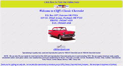 Desktop Screenshot of cliffsclassicchevrolet.net